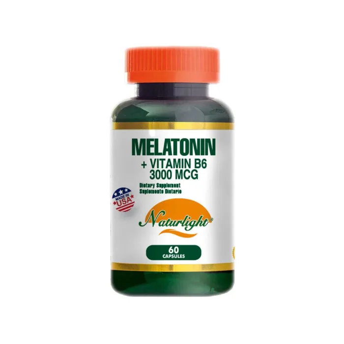 MELATONINA + VIT B, 60 Cápsulas ***